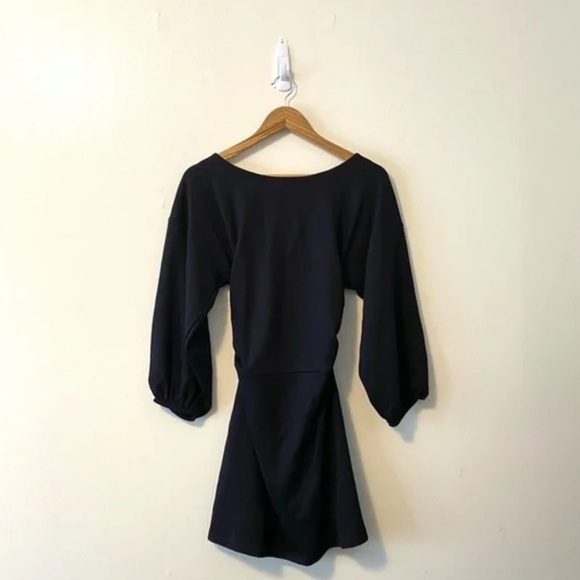 Free People Black Backless Dress with Lace-Up Detail - Picture 3 of 3